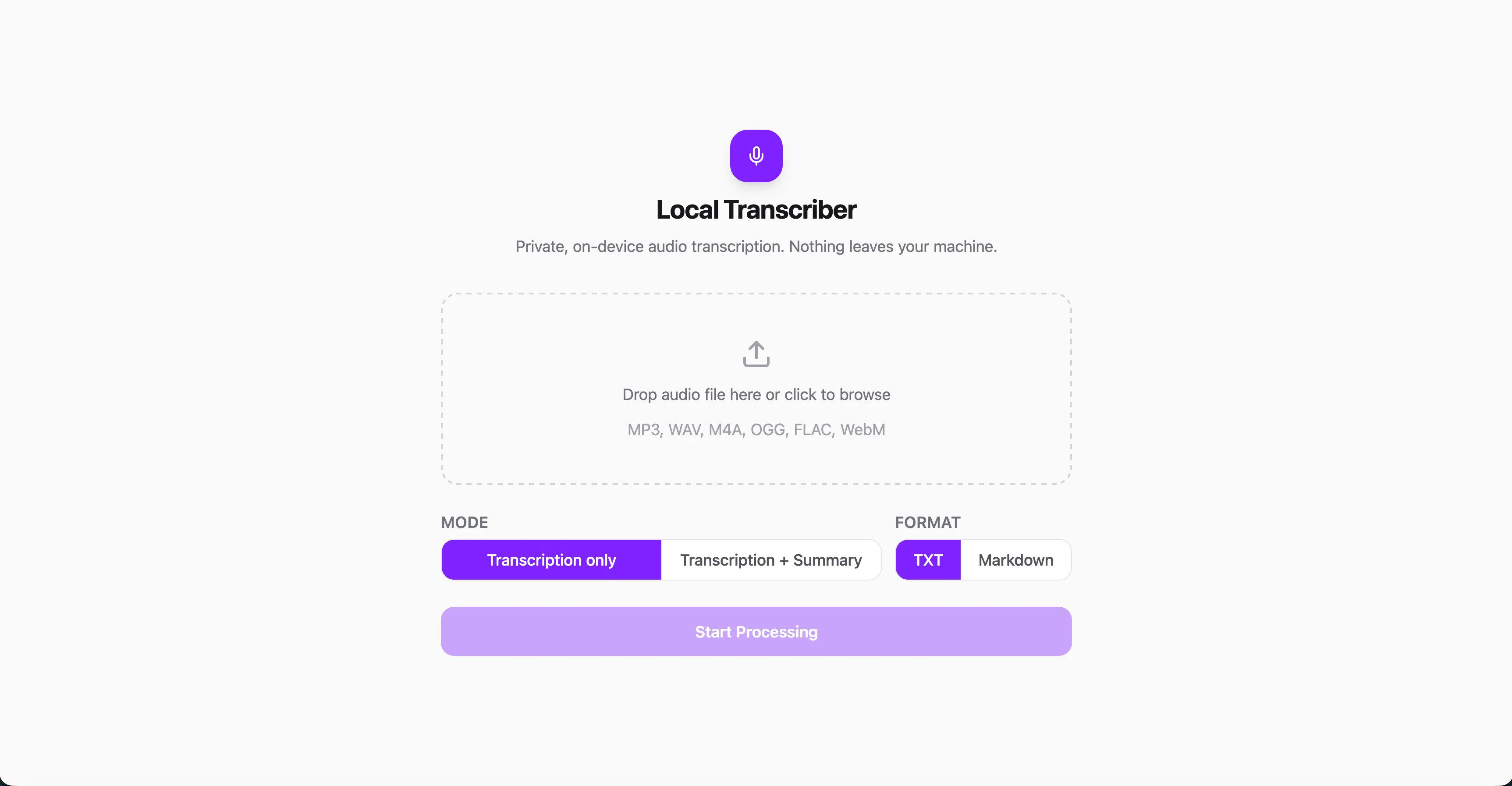 Cover image for How I Built a Local AI Transcription App with Whisper and Llama